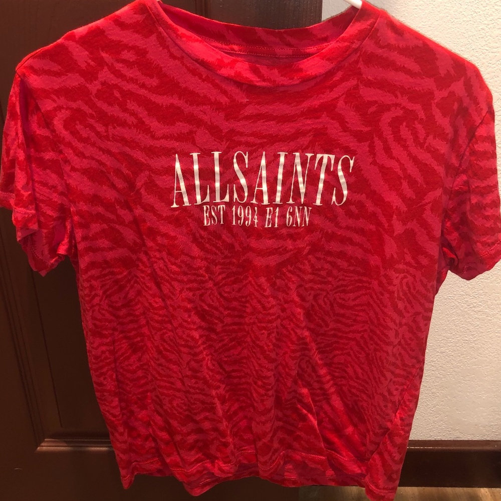 AllSaints Remix Bennie T-Shirt Size XS ($75) - Picture 6 of 8